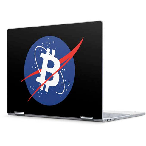 Bitcoin Logo Pixelbook Skin